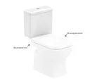 Caixa Acoplada Duplo Acionamento 3/6 L Branco Elite Celite