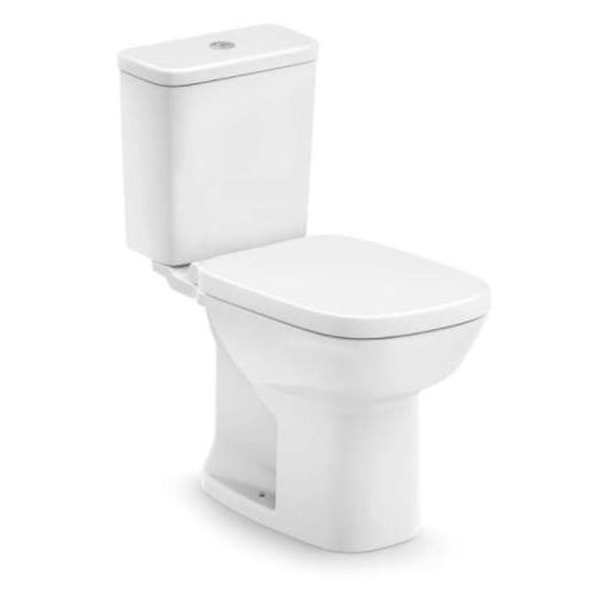 Kit Vaso Sanitário com Caixa Acoplada e Assento Branco Duplo Acionamento 3/6L Saída Vertical Square Roca, marca Roca - Foto Principal
