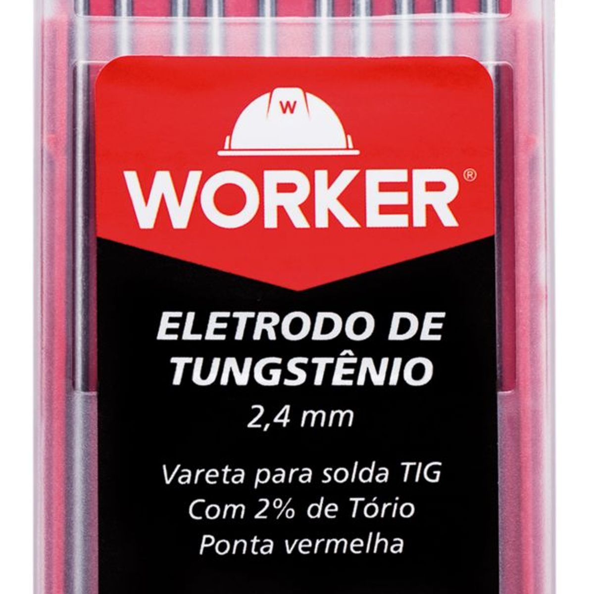Eletrodo de Tungstênio Diâmetro 2,4 Mm Worker, marca Worker - Foto 2