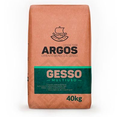 Gesso de Secagem Lenta 40 Kg Argos