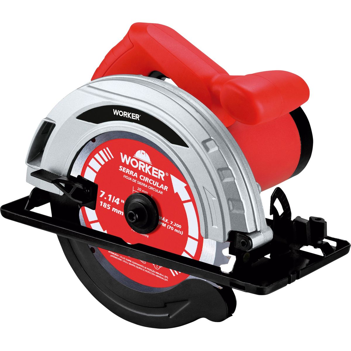 Serra Circular 1.300W  220 V, marca Worker - Foto Principal