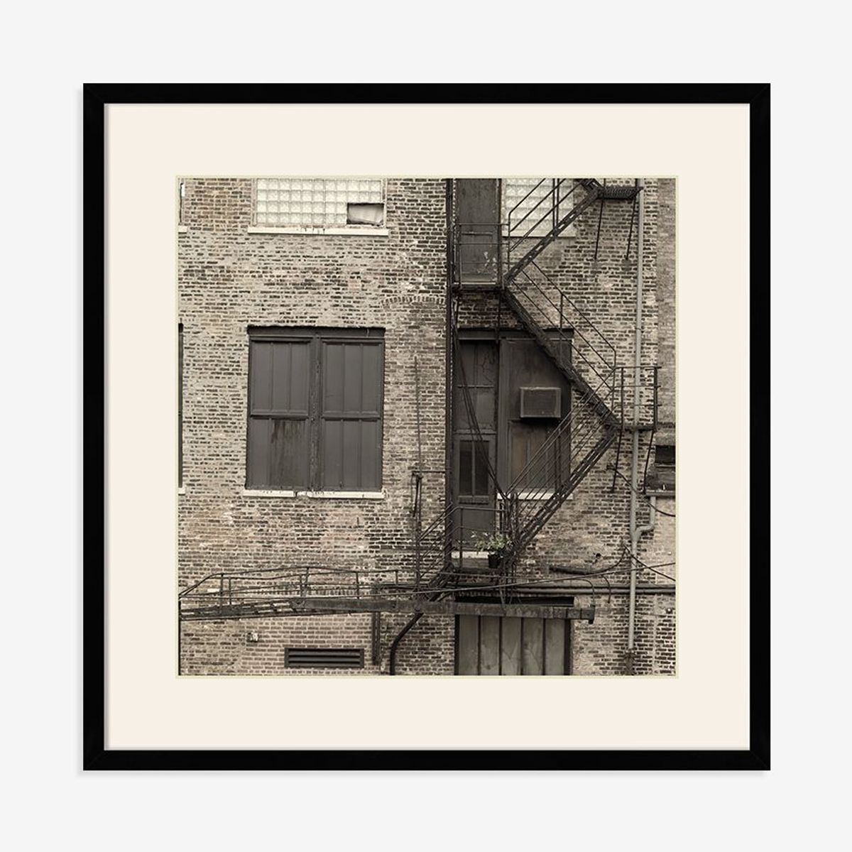 Quadro com Vidro Cidades Escada 35x35cm Artimage, marca Artimage - Foto Principal