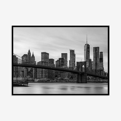 Quadro com Vidro Cidades Ponte 70x50cm Artimage