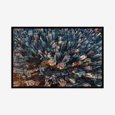Quadro com Vidro Cidades View 60x90cm Artimage