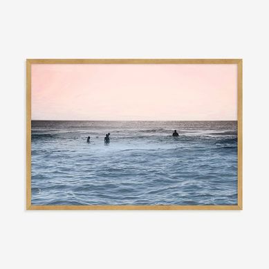 Quadro com Vidro Praia Mar 5 35x50cm Artimage