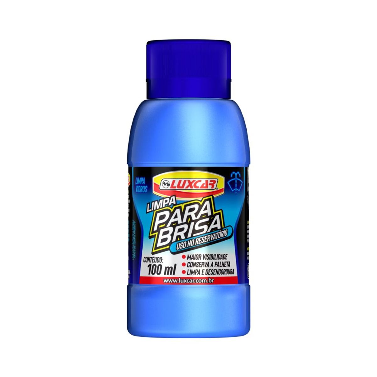 Limpa Pára-Brisa 100 Ml Detergente, marca Luxcar - Foto Principal