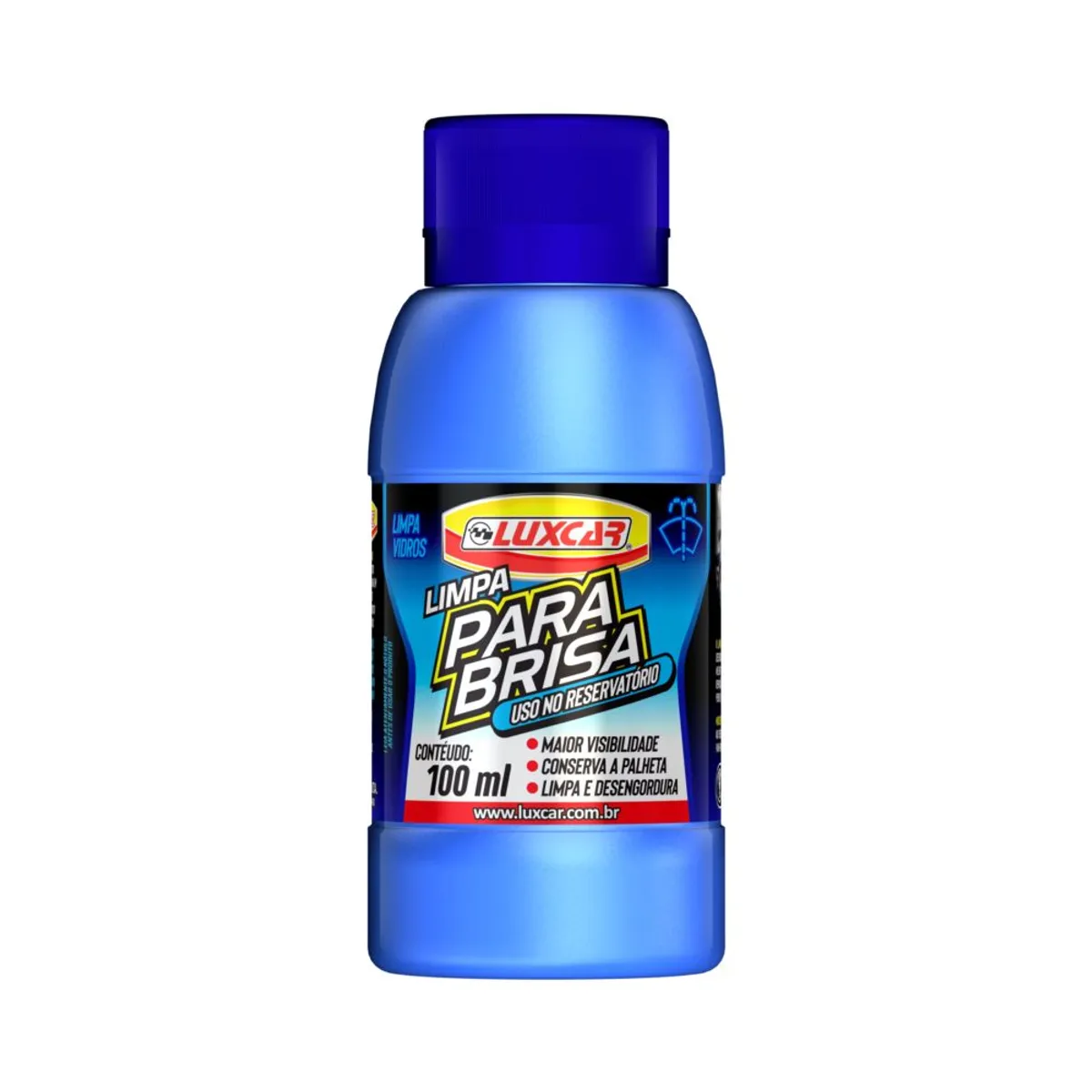 Limpa Pára-Brisa 100 Ml Detergente, marca Luxcar - Foto Principal