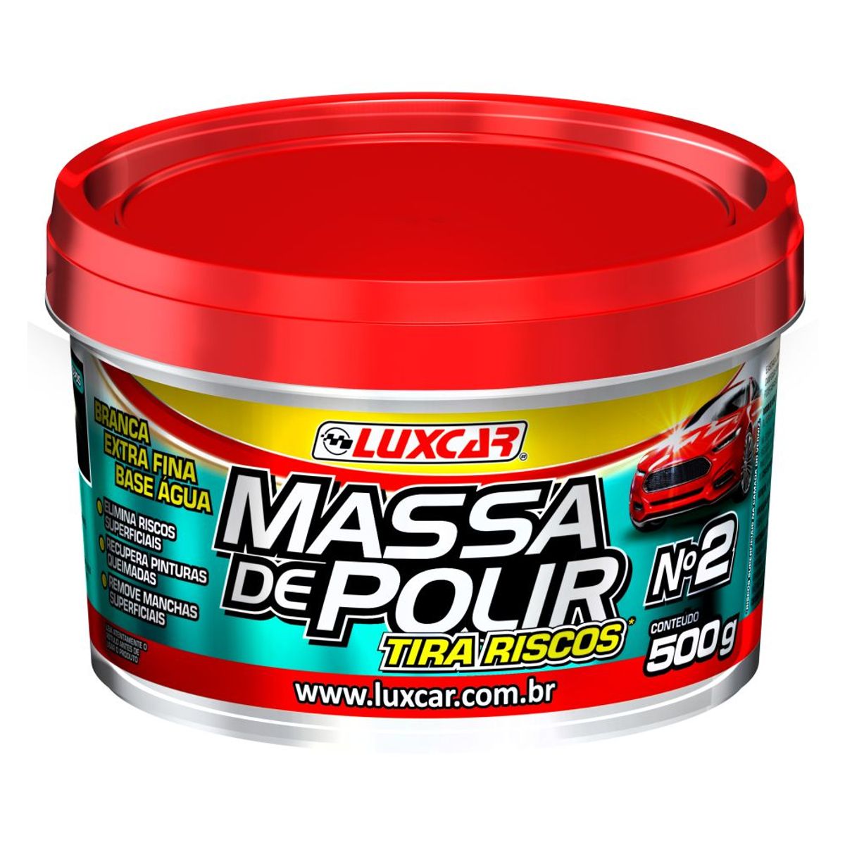 Massa De Polir Tira Riscos 500G, marca Luxcar - Foto Principal