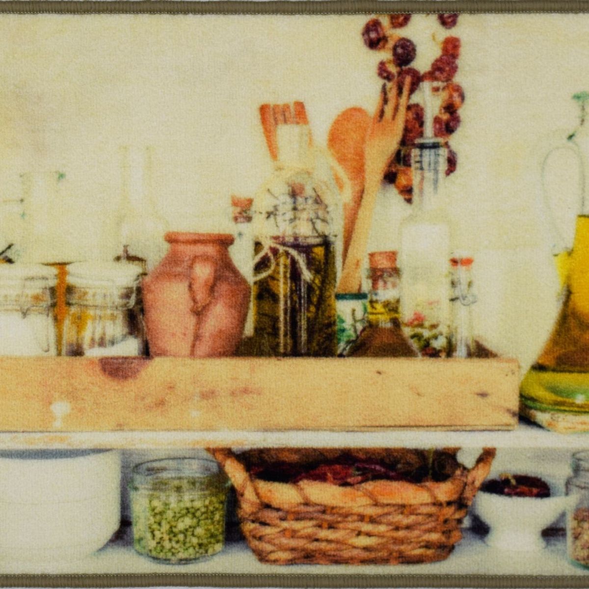 Tapete de Cozinha Mix Azeite Just Home Collection, marca Just Home Collection - Foto Principal