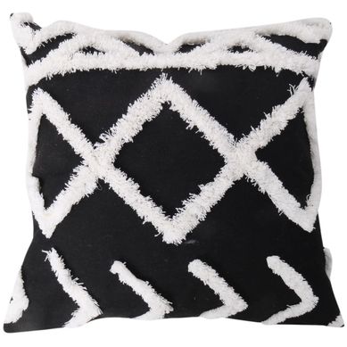 Almofada Focal Boho 45x45 Preto Geo Homy