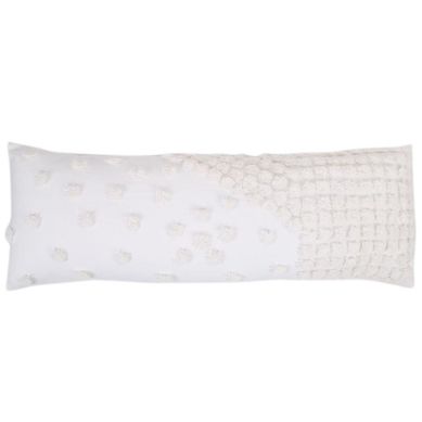 Almofada Focal Boho 30x85 Branco Homy