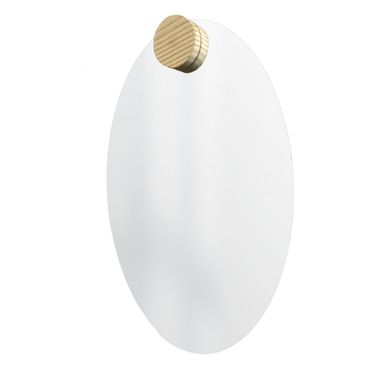 Espelho Decorativo Aplique Oval 40cm Redondo Ideal