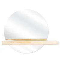 Espelho Decorativo Shelf Pinus 50cm Ideal