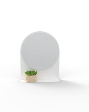 Espelho Cimbre Branco 40cm