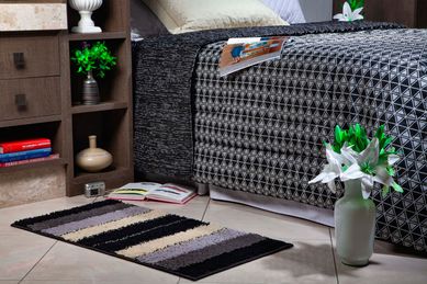 Tapetinho Classic Design 50x100cm Preto Osis