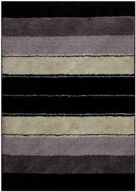 Tapete Shaggy Classic Design 150X200 Cm Preto