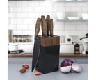 Conjunto de Facas com Cepo 6 Peças Just Home Collection