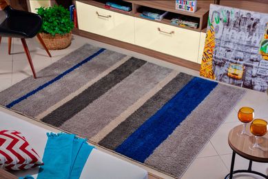 Tapete Classic Design 100x150cm Minrio Azul Osis