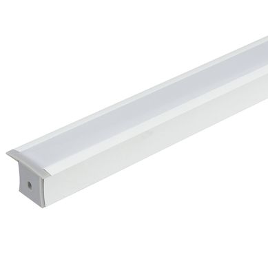 Perfil de Embutir Branco 1m 36mm Gaya