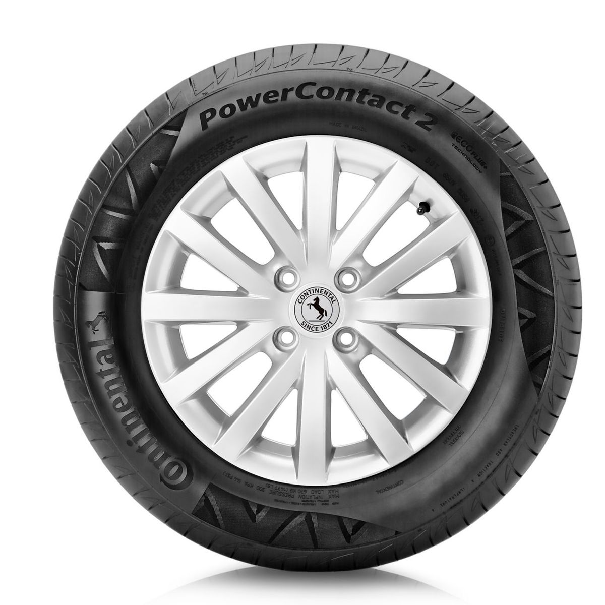 Pneu Aro 14 175/70R14 84T PowerContact 2 Continental, marca Continental - Foto 2