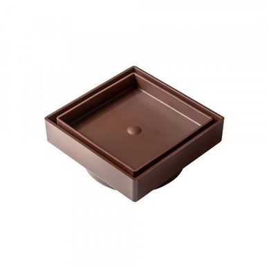 Ralo Plstico Oclto 10x10 Marrom Gemell