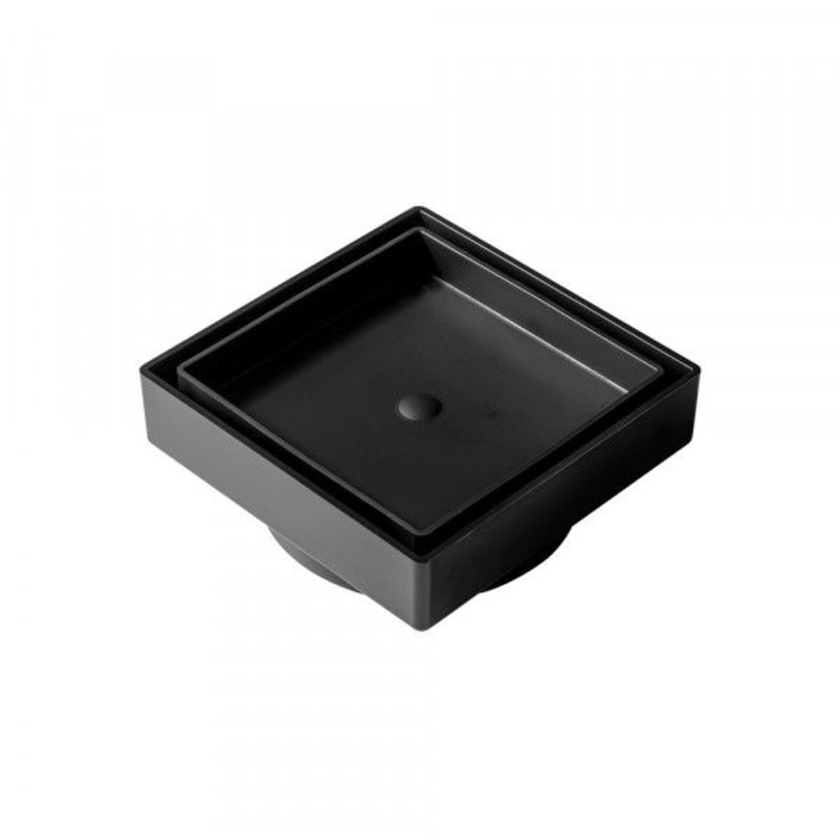 Ralo Plástico Ocúlto 10x10 Preto Gemell, marca Gemell - Foto Principal
