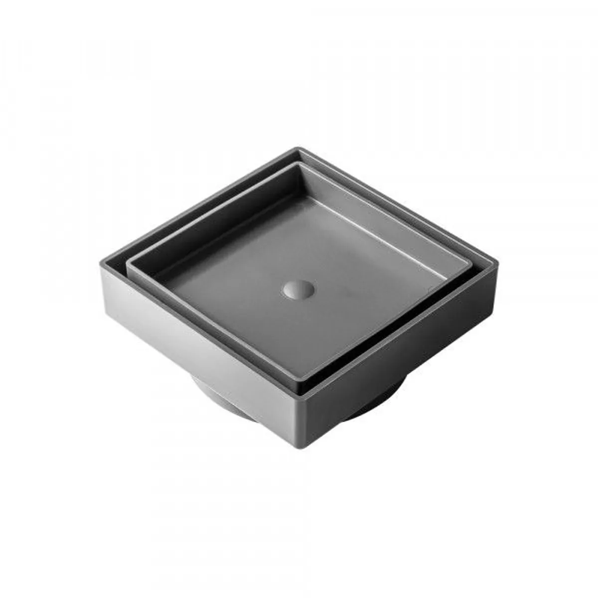 Ralo Plástico Ocúlto 10x10 Cinza Gemell, marca Gemell - Foto Principal
