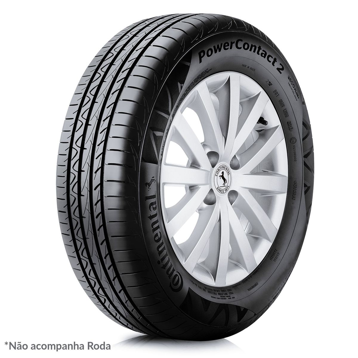 Pneu Aro 14 185/70R14 88H PowerContact 2 Continental, marca Continental - Foto Principal