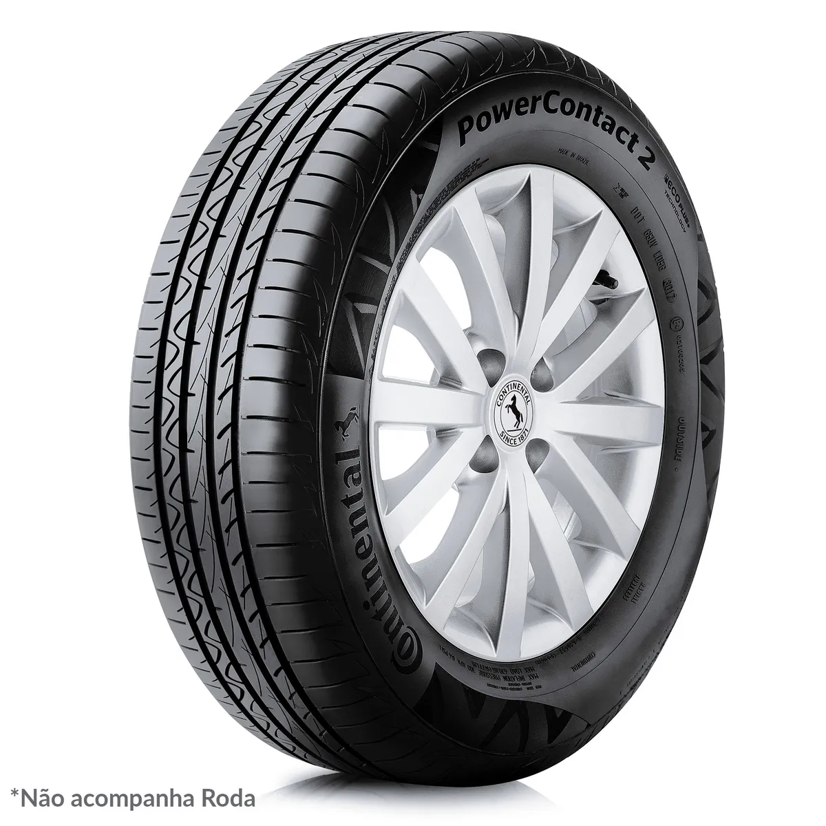 Pneu Aro 15 195/60R15 88H PowerContact 2 Continental, marca Continental - Foto Principal