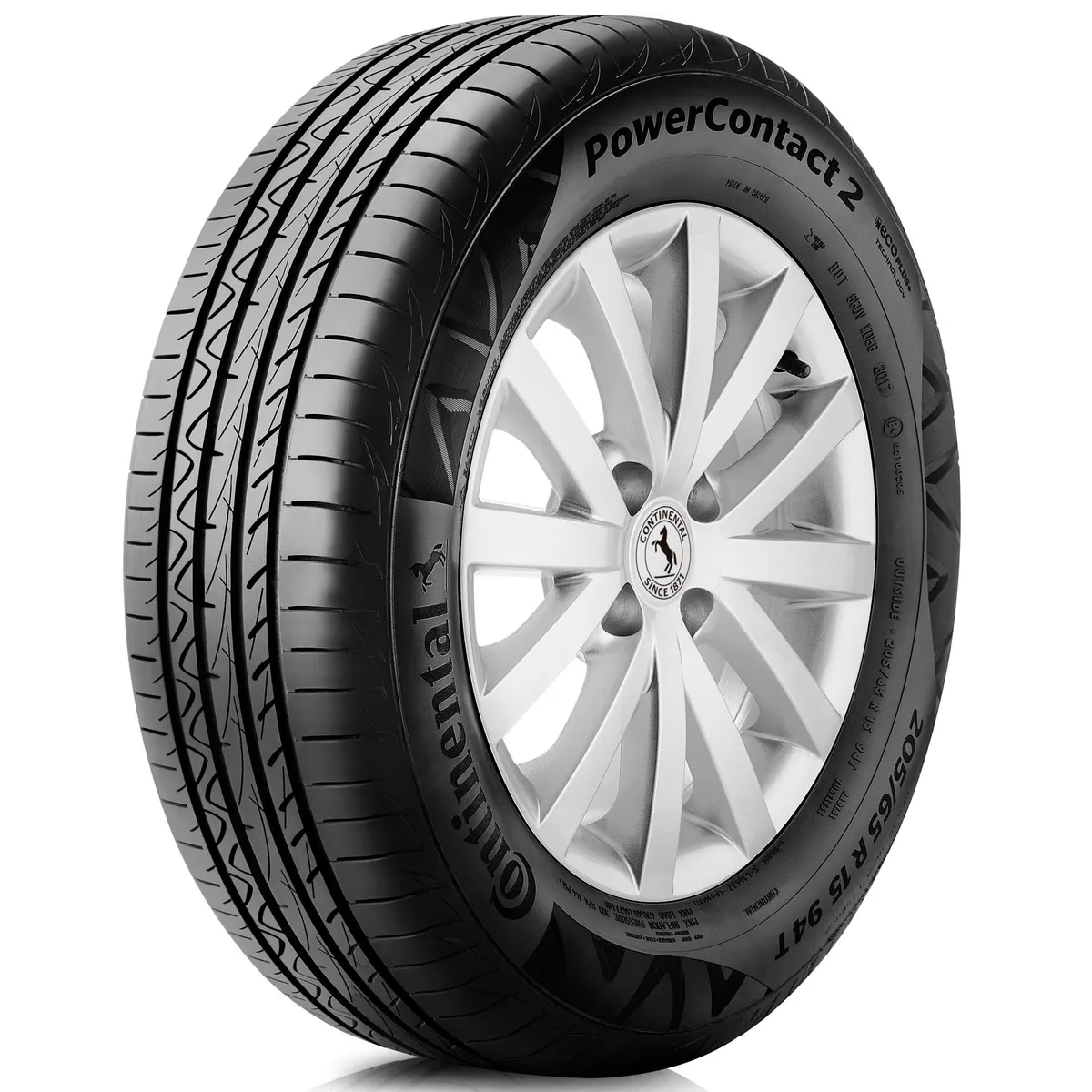 Pneu Aro 15 195/65R15 91H PowerContact 2 Continental, marca Continental - Foto Principal