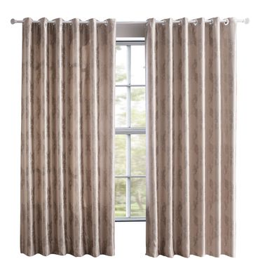 Cortina Blackout Jacquard Samoa Bege 300X250cm