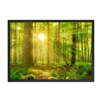 Quadro Decorativo 70X50 cm Árvores VIII Verde Arte Própria