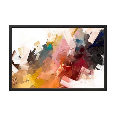 Quadro Decorativo 60X90 cm Abstrato II Amarelo Arte Prpria