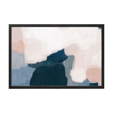 Quadro Decorativo 60X90 cm Abstrato III Azul Arte Prpria