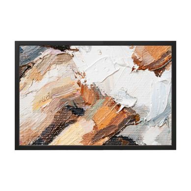 Quadro Decorativo 60X90 cm Abstrato IV Marrom Arte Prpria