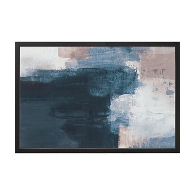 Quadro Decorativo 60X90 cm Abstrato V Azul Arte Prpria