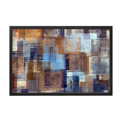 Quadro Decorativo 60X90 cm Abstrato VIII Azul Arte Prpria