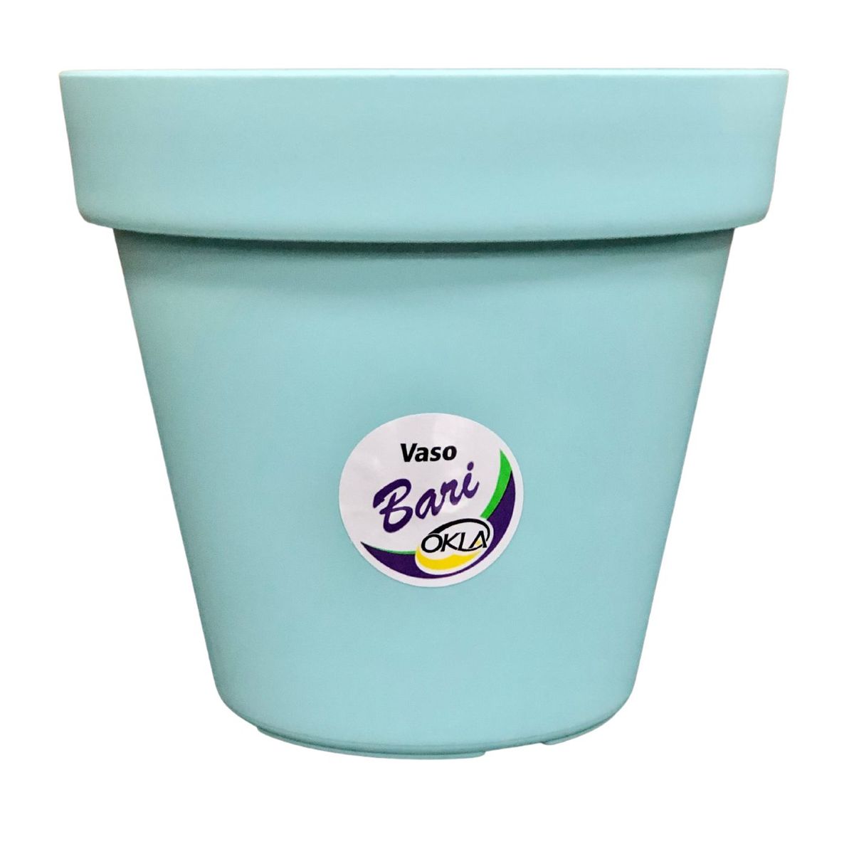Vaso Bari Azul Acqua  12X10cm 0,7 Litros Fg Import, marca Fg Import - Foto Principal