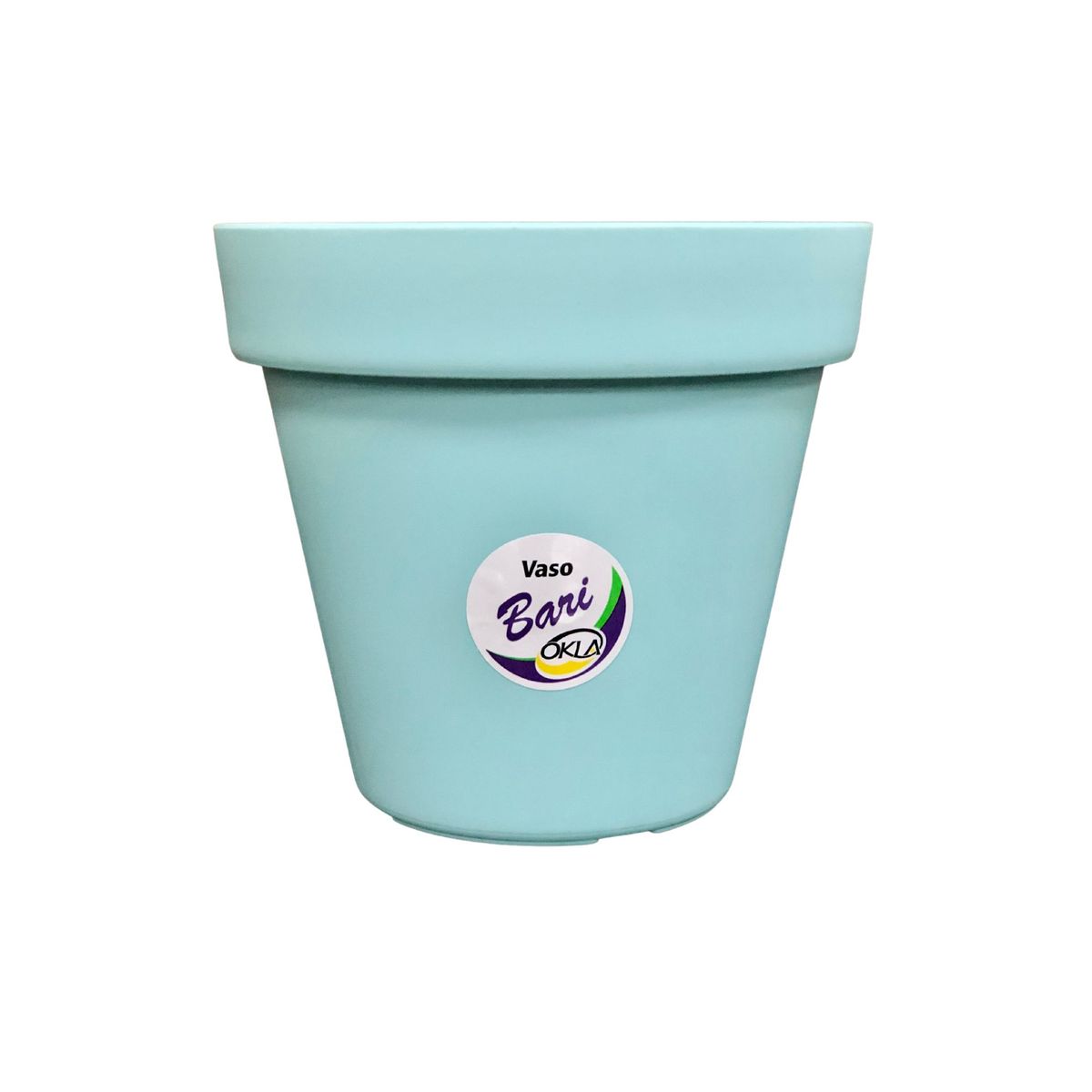 Vaso Bari Azul Acqua  12X10cm 0,7 Litros Fg Import, marca Fg Import - Foto Principal