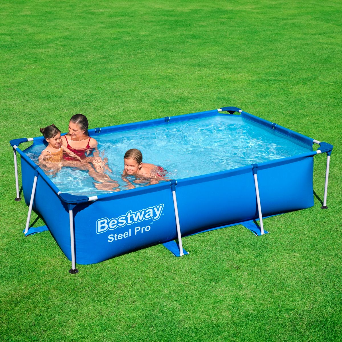 Piscina Estrutural Retangular 2.300L Bestway, marca Bestway - Foto Principal