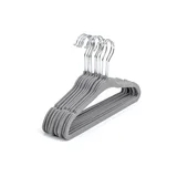 Kit de 10 Cabides Infantis de Veludo Toqzinho Oikos