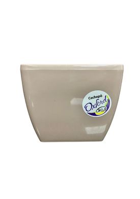 Vaso Oxford 16 Quad Mr Argila 16,3X16,3X15cm 3 Litros Fg Import