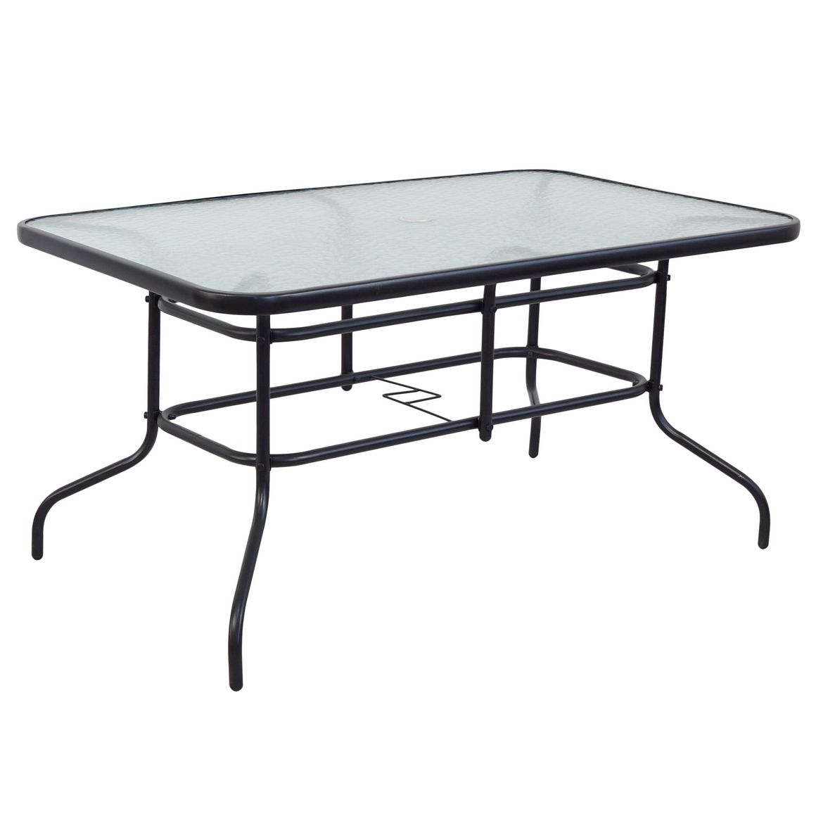 Mesa Retangular com Vidro