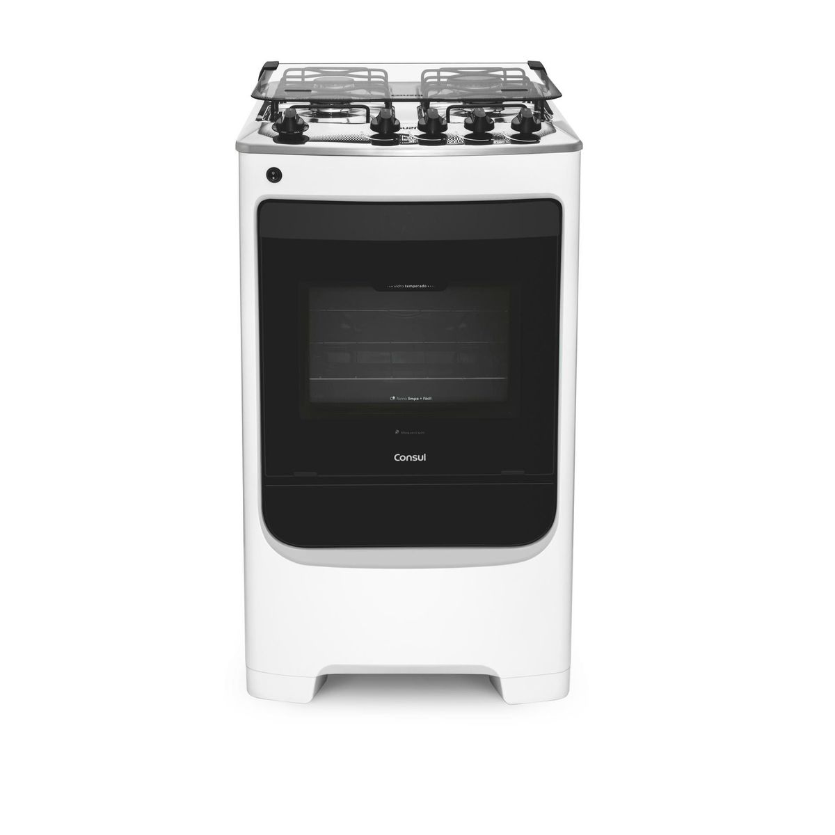 Fogão Consul 4 Bocas CFO4NAB com Acendimento Automático e Design Frente Única Bivolt Branco, marca Consul - Foto Principal
