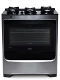 Fogão 5 Bocas Mesa de Vidro Inox Piso Consul