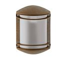 Arandela Elegance 1 Lâmpada 320 25x19x10,5cm Polipropileno Marrom Dital