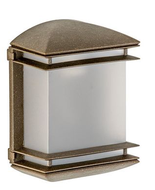 Arandela Elegance 1 Lmpada 321 25,5x19x10,5cm Polipropileno Marrom Dital