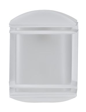 Arandela Elegance para 1 Lmpada 321 25,5x19x10,5cm Polipropileno Branco Dital