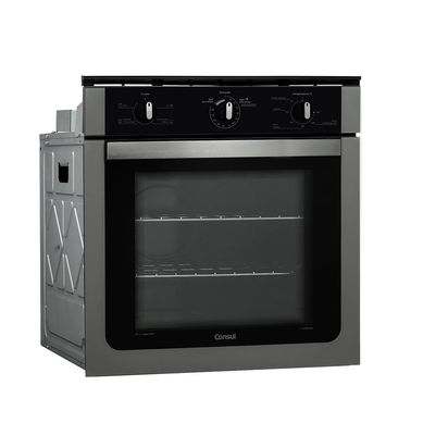 Forno de Embutir Eltrico 84 Litros Prata com Grill e Timer Autodesligamento Consul