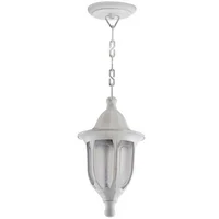 Pendente Linha Modena para 1 Lâmpada E27 430 52x16,5x16,5cm Polipropileno Branco Dital